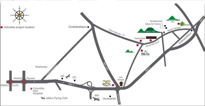 Divyasree Nandi Belle Vue Plot - Locality