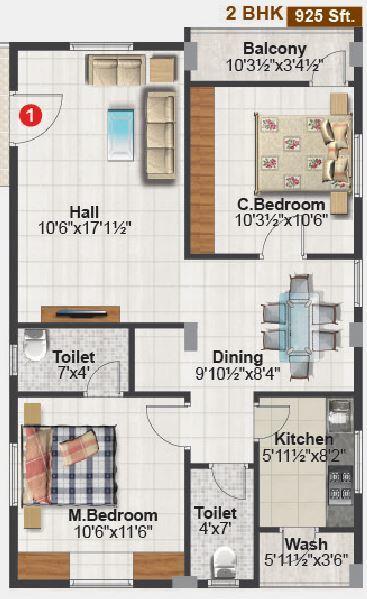 VBM Cute - Floor Plan