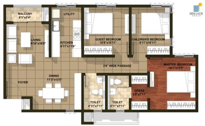 Brigade Orchards Cedar - Floor Plan