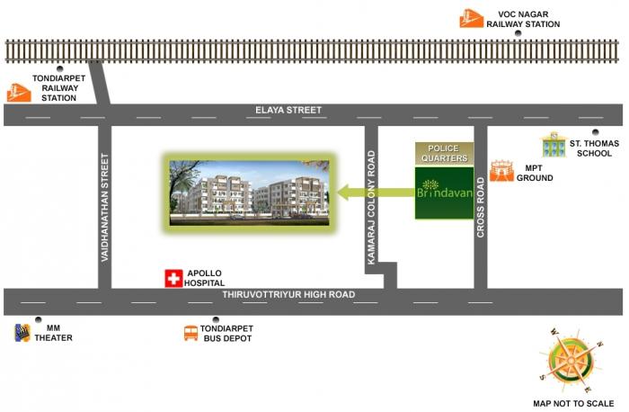 Advaita Brindavan - Locality