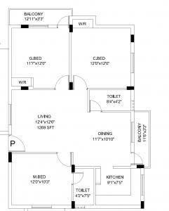 Stepstone Srinaths - Floor plan