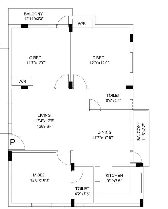 Stepstone Srinaths - Floor Plan