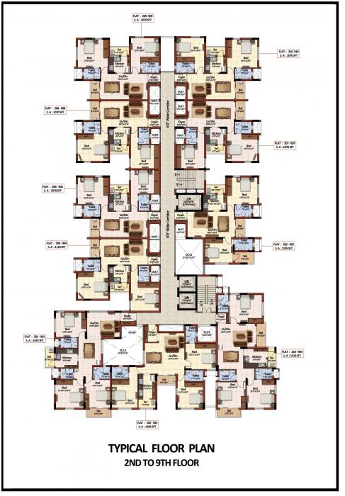 Sri Sreenivasa Silver Oak - Site Plan