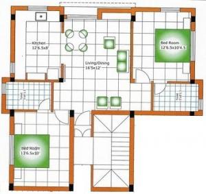 Rajam Aadhithyam - Floor plan