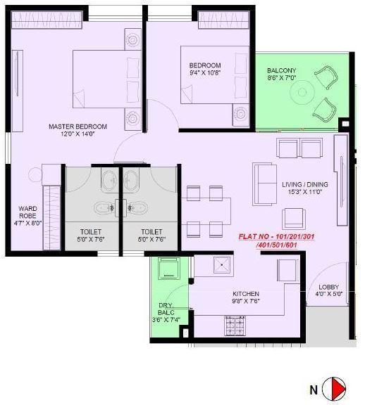 Kiran Shubhankaroti - Floor Plan