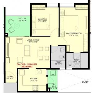 Kiran Shubhankaroti - Floor plan