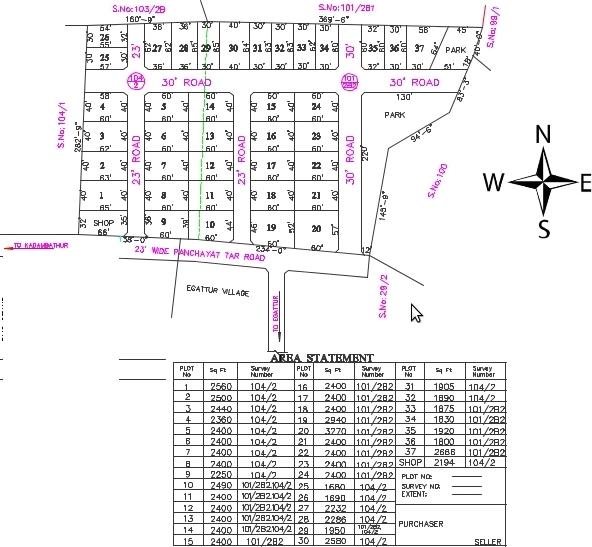 Adhithan Nagar - Master Plan