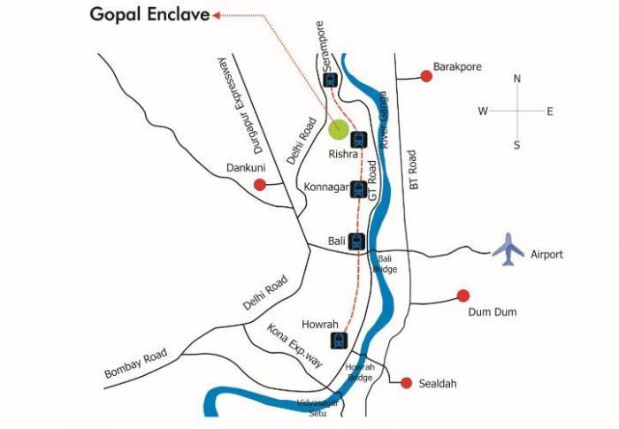 Jaas Rishra Gopal Enclave - Locality