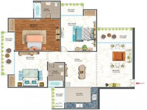 Antriksh Victorian County - Floor plan