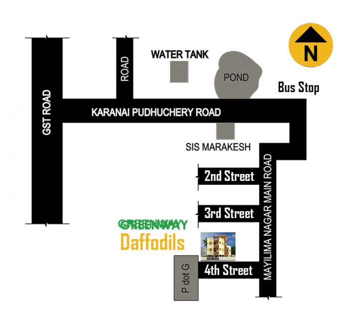 Greenway Daffodils - Locality