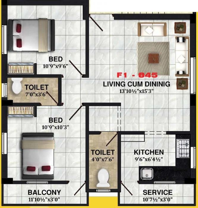 Greenway Elite - Floor Plan