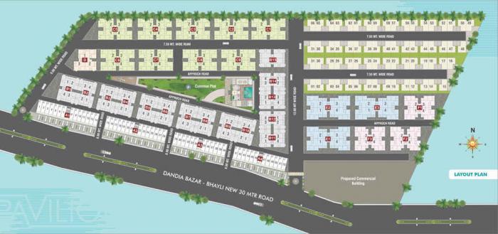 Akshar Pavilion Apartment - Master Plan