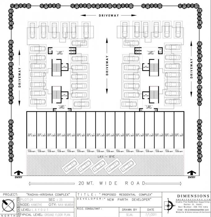 Gami Radha Krishna Complex - Master Plan
