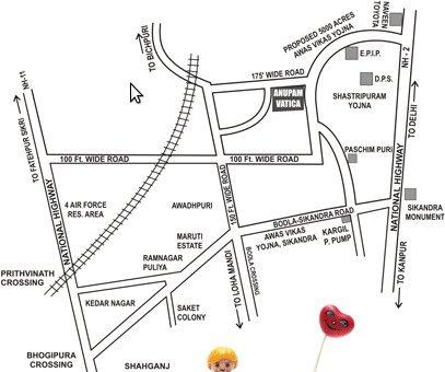 Anupam Vatica - Locality