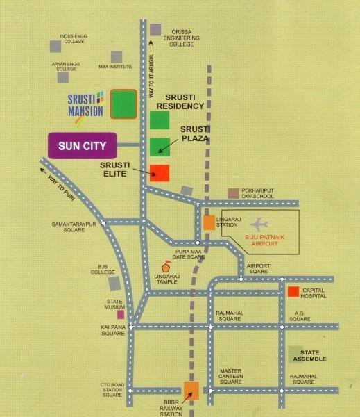 Srusti Elite - Locality