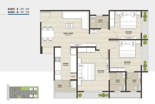 Shree Sanidhya II - Floor Plan