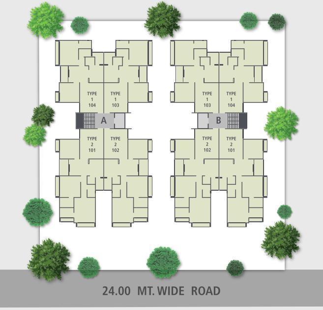 Divyajivan Elegance - Master Plan