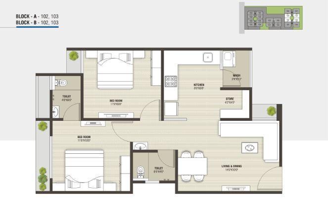 Shree Sanidhya II - Floor Plan