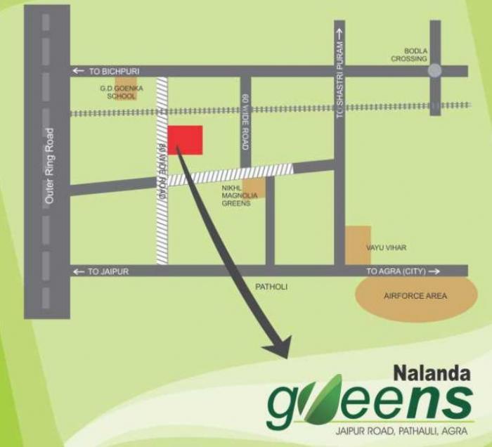 Nalanda Greens - Locality
