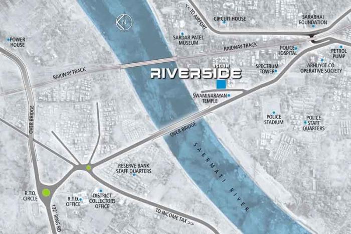 JP Iscon Riverside - Locality