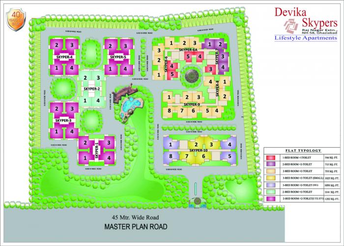 Pragati  Devika Skypers I - Master Plan