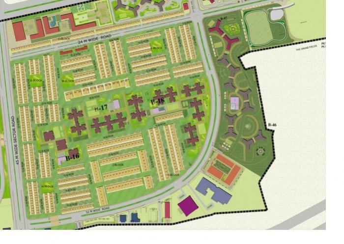 Jaypee Kensington Park Plot Phase I - Master Plan