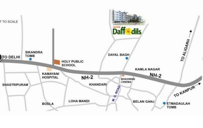 Anupam Daffodils - Locality