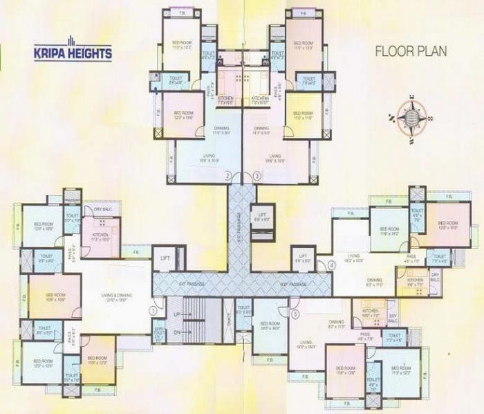 Peerless Kripa Heights - Site Plan