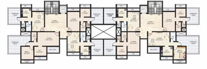 Devkrupa Dev Drishti Complex - Master Plan