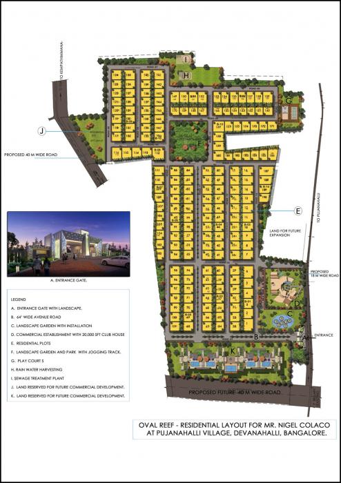 Continental Oval Reef - Master Plan