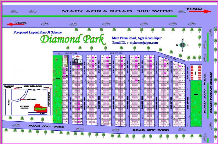 Diamond Park Plots - Master Plan