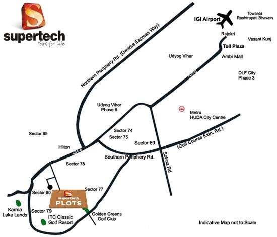 Supertech Golf Facing Plots - Locality