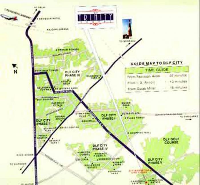 DLF Trinity Towers - Locality