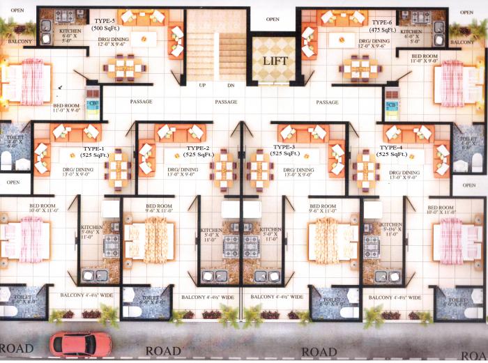 Paridhi Homes - Master Plan