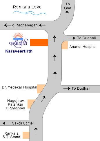 Multicon Karveer Tirth - Locality