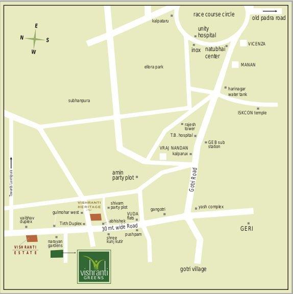 Vishranti Greens - Locality