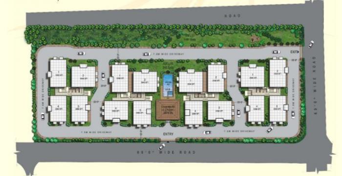 Aditya Ocean Heights - Master Plan