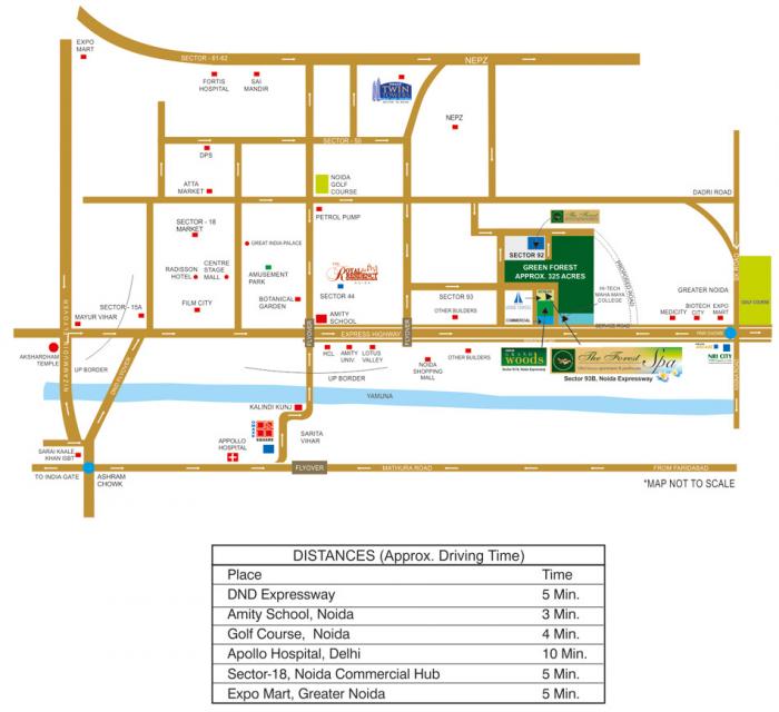 Omaxe Forest Spa - Locality