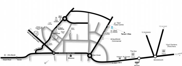 Vipul World Plots - Locality