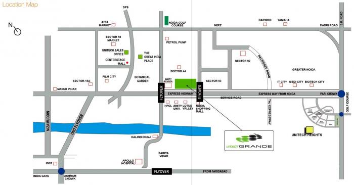 Unitech The Willows - Locality