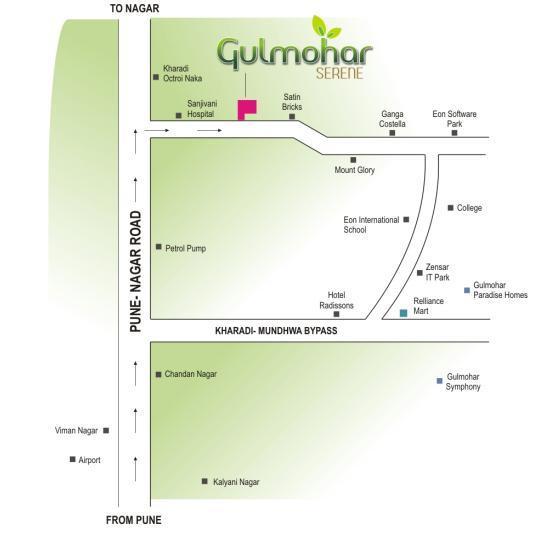 Gulmohar Serene - Locality