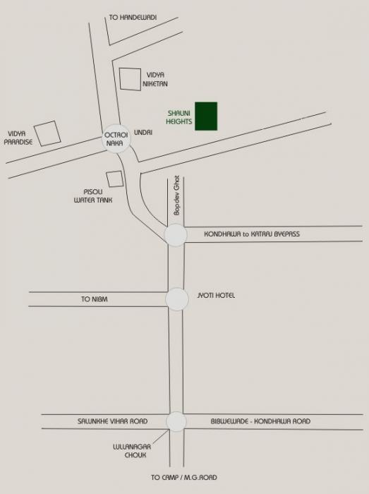 Trishul Shalini Heights - Locality