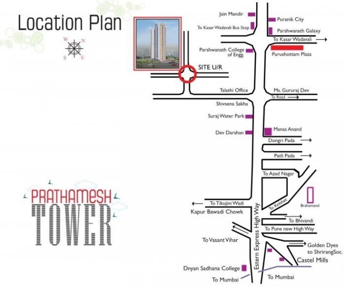 Jaydeep Prathamesh Towers - Locality