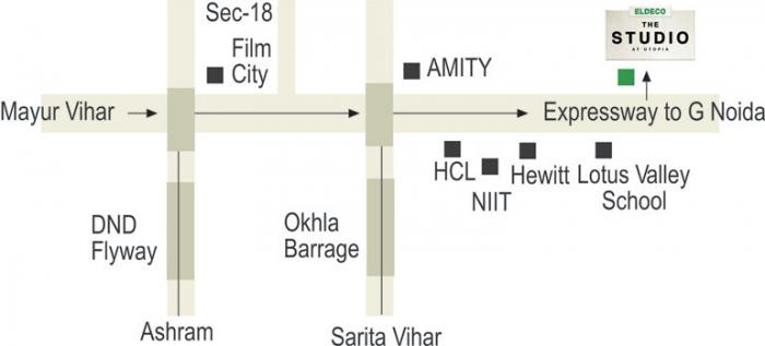 Eldeco The Studio - Locality