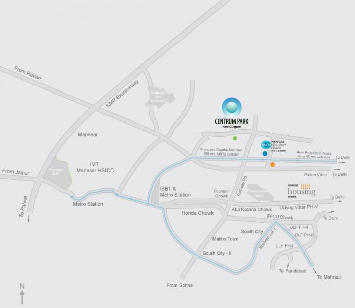 Indiabulls Centrum Park - Locality