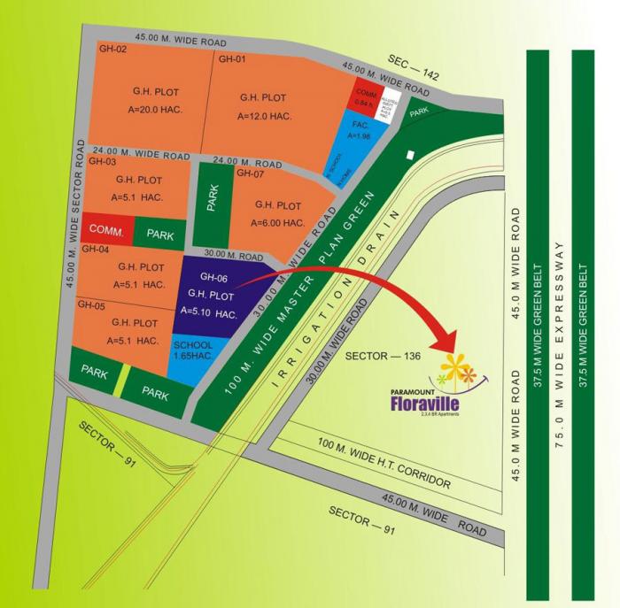 Paramount Floraville - Locality