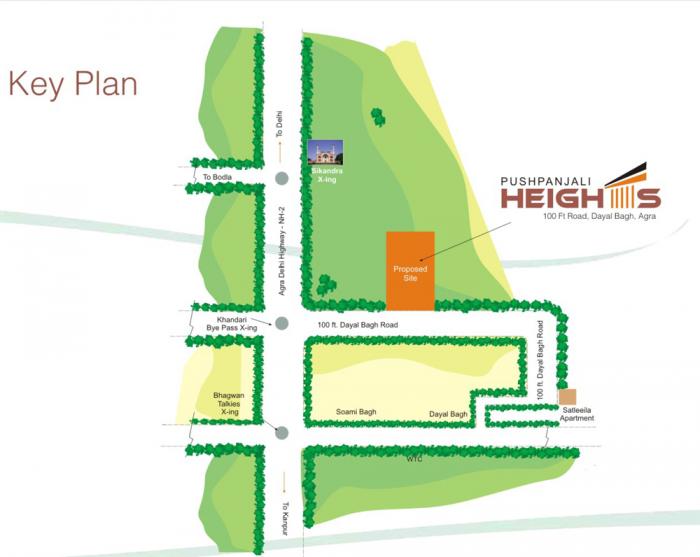 Pushpanjali Heights - Locality