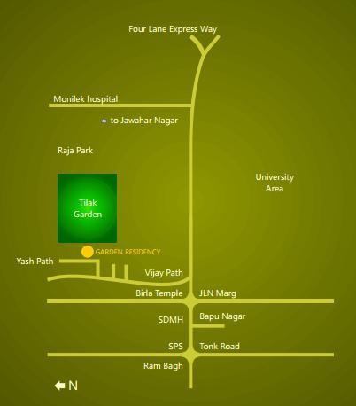 Unique Garden Residency - Locality