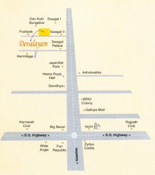 Devaditya Devalayam Bungalows - Locality