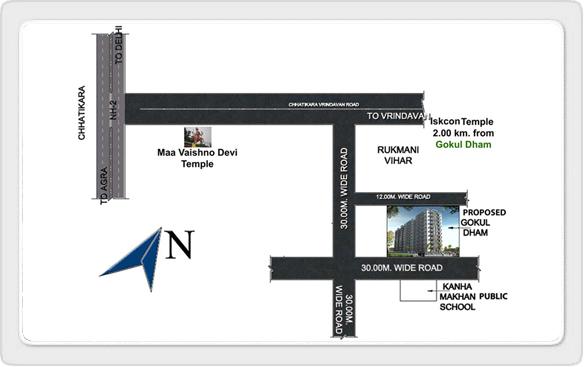 The Gokul Dham - Locality